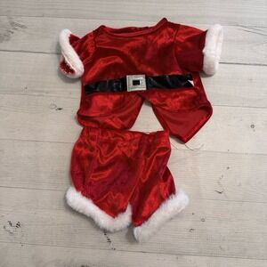 Build a Bear Bear Santa costume outfit